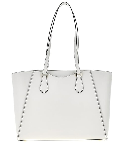 TARYN Borsa shopping a spalla in pelle white - Borse Donna