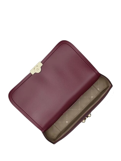 SLOAN Borsa a spalla, in pelle mulberry - Borse Donna
