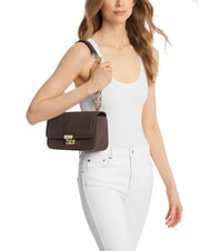 MICHAEL KORS SLOAN Borsa a spalla, in pelle chocolate - Borse Donna - 2