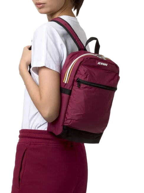 MID LAON Zaino in nylon idrorepellente red dk - Zaini Scuola & Tempo Libero