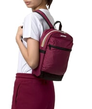 KWAY MID LAON Zaino in nylon idrorepellente red dk - Zaini Scuola & Tempo Libero - 2