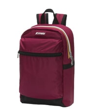 KWAY MID LAON Zaino in nylon idrorepellente red dk - Zaini Scuola & Tempo Libero - 3