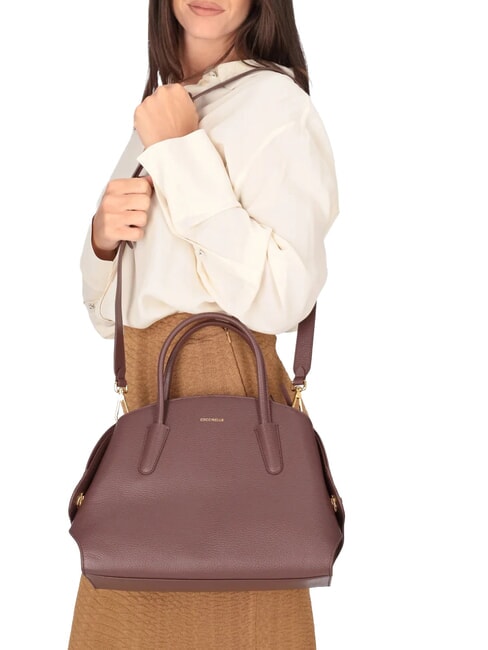 TYLDE SOFT Borsa a spalla con tracolla, in pelle berry - Borse Donna