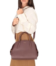 COCCINELLE TYLDE SOFT Borsa a spalla con tracolla, in pelle berry - Borse Donna - 5