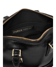 FURLA OLIVIA Mini Bauletto con tracolla Nero - Borse Donna - 4