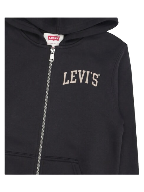 LEGENDARY Felpa con cappuccio e zip jet black - Felpe