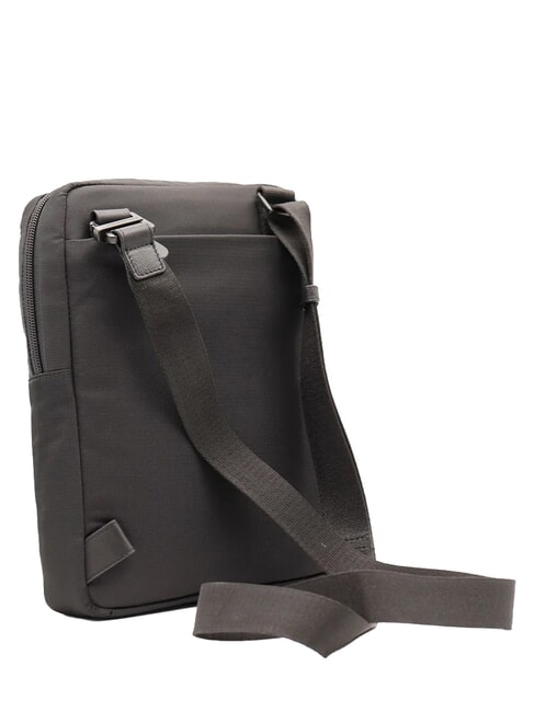 P16 Borsello misto pelle, porta iPad CHEVRON/NERO - Tracolle Uomo