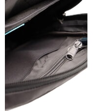 PIQUADRO P16 Borsello misto pelle, porta iPad CHEVRON/NERO - Tracolle Uomo - 6