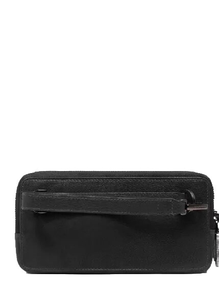 CRONUS Pochette con porta carte e polsierina Nero - Borse Donna