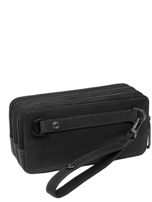 CRONUS Pochette con porta carte e polsierina Nero - Borse Donna