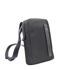 PIQUADRO P16 Borsello misto pelle, porta iPad chevron blu - Tracolle Uomo - 2