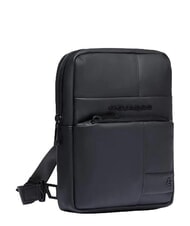PIQUADRO WOLLEM Borsello in tessuto gommato Nero - Tracolle Uomo - 2