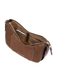 PIQUADRO CIRCLE Borsa a tracolla, in pelle noce scuro scamosciato - Borse Donna - 4