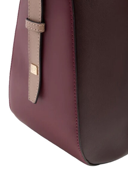 CIRCLE  bordeaux/rosa - Borse Donna