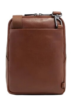 W143 Borsello porta iPad mini CUOIO - Tracolle Uomo