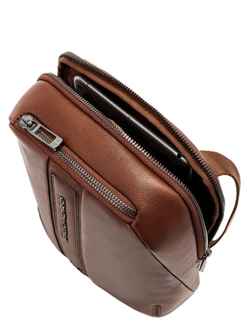 W143 Borsello porta iPad mini CUOIO - Tracolle Uomo