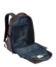 PIQUADRO RUSSEL Zaino in pelle porta pc 15.6" MORO - Zaini da lavoro porta PC - 5