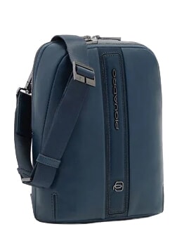 W143 Borsello porta iPad mini blu - Tracolle Uomo