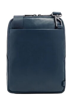 W143 Borsello porta iPad mini blu - Tracolle Uomo