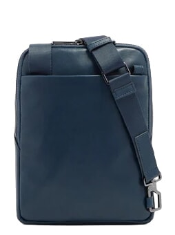 W143 Borsello porta iPad mini blu - Tracolle Uomo