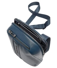 PIQUADRO W143 Borsello porta iPad mini blu - Tracolle Uomo - 5