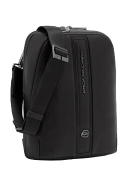 W143 Borsello porta iPad mini Nero - Tracolle Uomo
