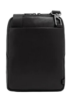 W143 Borsello porta iPad mini Nero - Tracolle Uomo