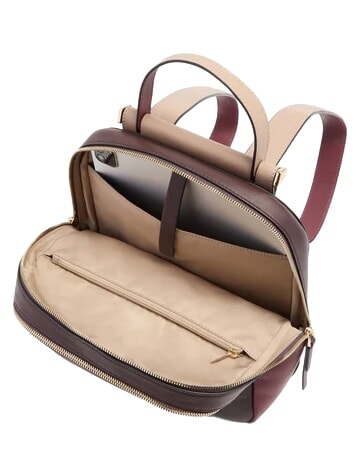 CIRCLE Zainetto porta iPad 11" bordeaux/rosa - Borse Donna