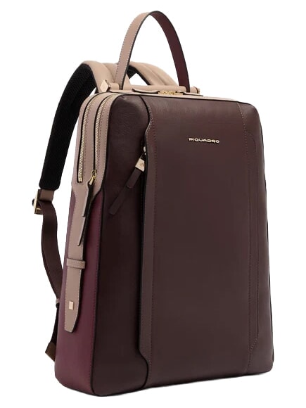 CIRCLE Zaino porta PC 15,6" bordeaux/rosa - Borse Donna