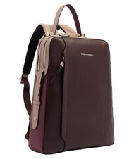 PIQUADRO CIRCLE Zaino porta PC 15,6" bordeaux/rosa - Borse Donna - 2