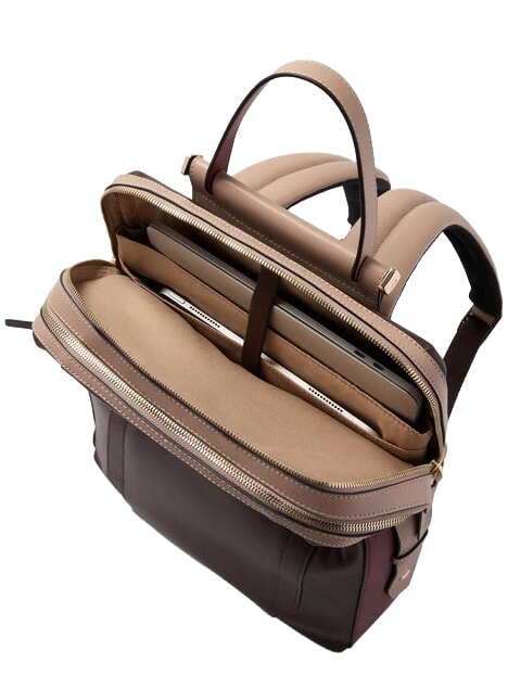 CIRCLE Zaino porta PC 15,6" bordeaux/rosa - Borse Donna