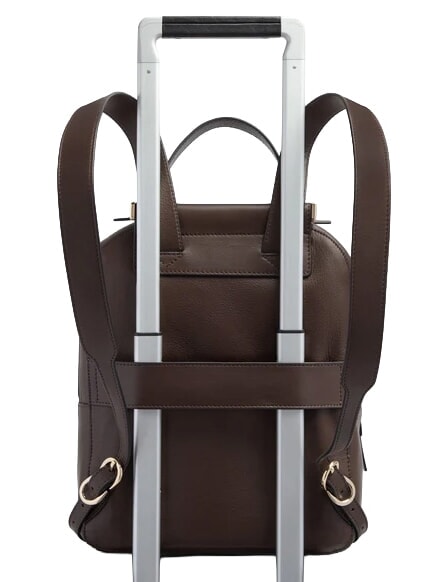 CIRCLE Zainetto porta iPad 11" noce scuro scamosciato - Borse Donna