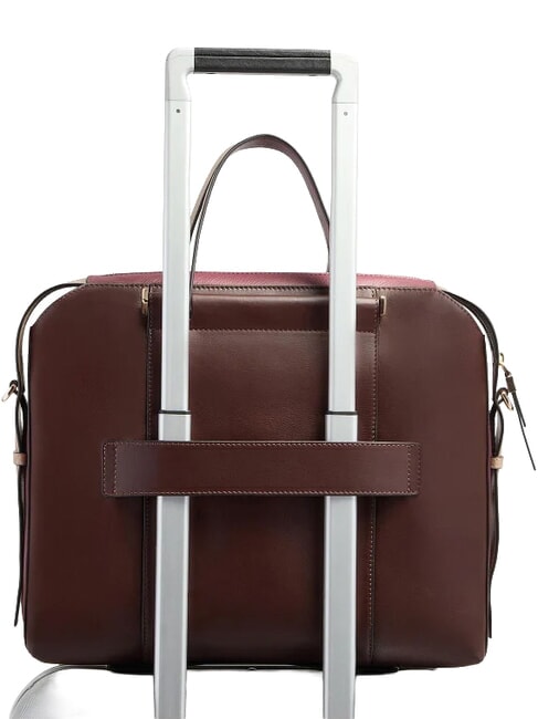 CIRCLE Cartella morbida porta PC 14" bordeaux/rosa - Cartelle Lavoro
