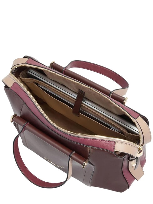 CIRCLE Cartella morbida porta PC 14" bordeaux/rosa - Cartelle Lavoro