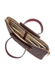PIQUADRO CIRCLE Borsa cartella porta pc 14" in pelle bordeaux/rosa - Cartelle Lavoro - 4