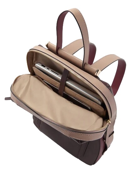 CIRCLE  Zaino porta PC da 14" bordeaux/rosa - Zaini da lavoro porta PC