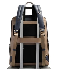 PIQUADRO CIRCLE Zaino porta PC 15,6" tortora/blu - Borse Donna - 3