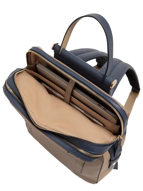 CIRCLE Zaino porta PC 15,6" tortora/blu - Borse Donna