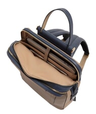 PIQUADRO CIRCLE Zaino porta PC 15,6" tortora/blu - Borse Donna - 4