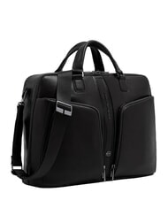 PIQUADRO W143 Cartella porta PC 15,6" in pelle Nero - Cartelle Lavoro - 2