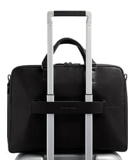 PIQUADRO W143 Cartella porta PC 15,6" in pelle Nero - Cartelle Lavoro - 3