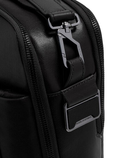 W143 Cartella porta PC 15,6" in pelle Nero - Cartelle Lavoro