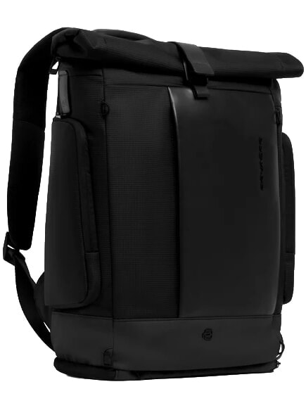 W145 Zaino roll-top porta PC 15,6" Nero - Zaini Scuola & Tempo Libero