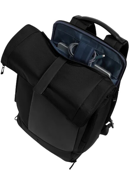 W145 Zaino roll-top porta PC 15,6" Nero - Zaini Scuola & Tempo Libero