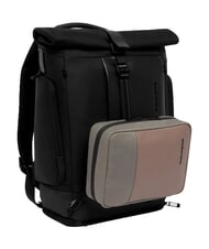 PIQUADRO W145 Zaino roll-top porta PC 15,6" Nero - Zaini Scuola & Tempo Libero - 5