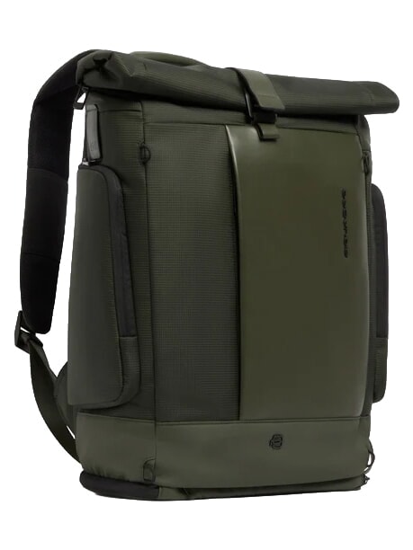 W145 Zaino roll-top porta PC 15,6" VERDE - Zaini Scuola & Tempo Libero