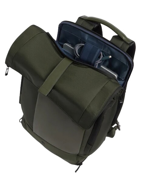 W145 Zaino roll-top porta PC 15,6" VERDE - Zaini Scuola & Tempo Libero