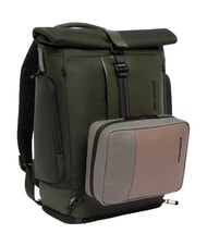 PIQUADRO W145 Zaino roll-top porta PC 15,6" VERDE - Zaini Scuola & Tempo Libero - 5