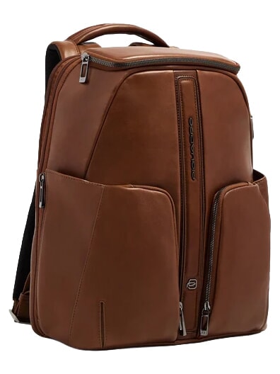 W143 Zaino da viaggio e porta PC 14" CUOIO - Zaini Scuola & Tempo Libero