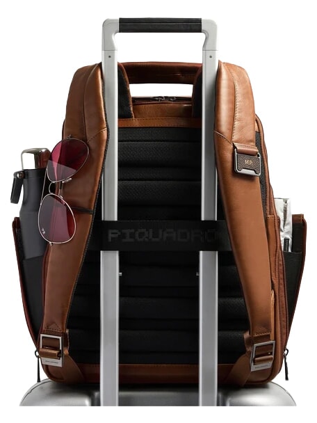 W143 Zaino da viaggio e porta PC 14" CUOIO - Zaini Scuola & Tempo Libero